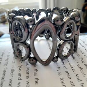 Hematite Intricate Design Bracelet